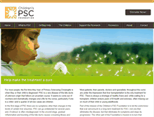 Tablet Screenshot of childrenspsc.org